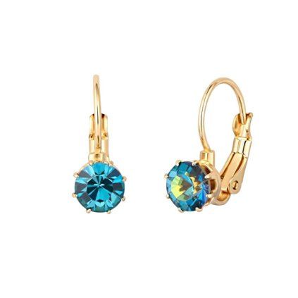 preciosa pozlacene nausnice s kristalem preciosa camelea bloom pop 2638y46 15034367072229
